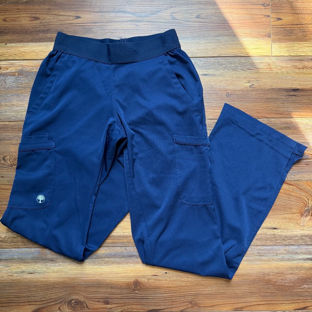 Healing Hands Scrub Pants in Navy